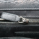 Saint Laurent Niki Wallet on Chain Dark Gray Matelasse Leather Mini Crossbody