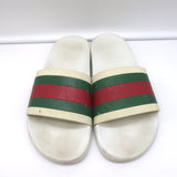 Gucci Pursuit 72 Pool Slides White Size 7