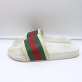 Gucci Pursuit 72 Pool Slides White Size 7