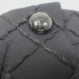 Chanel 15P Runway Embroidered Neoprene Jacket Black Size 42