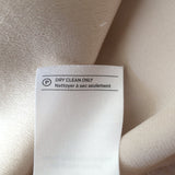 Vince Short Sleeve Shirred Satin Blouse Champagne Silk Size Small