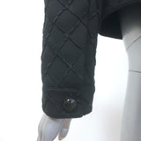 Chanel 15P Runway Embroidered Neoprene Jacket Black Size 42