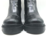 Gucci Trip Jewel-Strap Chelsea Boots Black Polished Leather Size 36.5