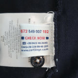 Moncler Maglia Polo Manica Corta Logo Polo Shirt Navy Size Medium