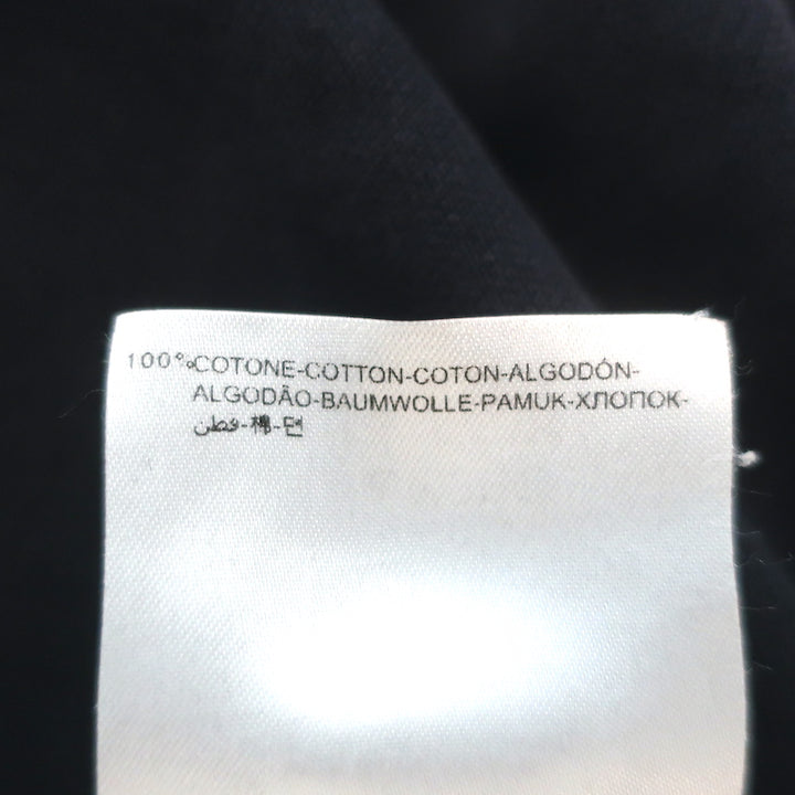 Moncler Maglia Polo Manica Corta Logo Polo Shirt Navy Size Medium