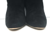 Manolo Blahnik Rosie Ankle Boots Black Leather & Suede Size 35.5