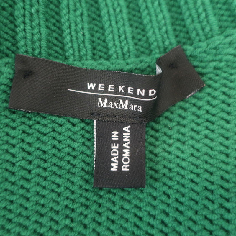 Weekend Max Mara Austria Floral-Embroidered Sweater Vest Green Size Small