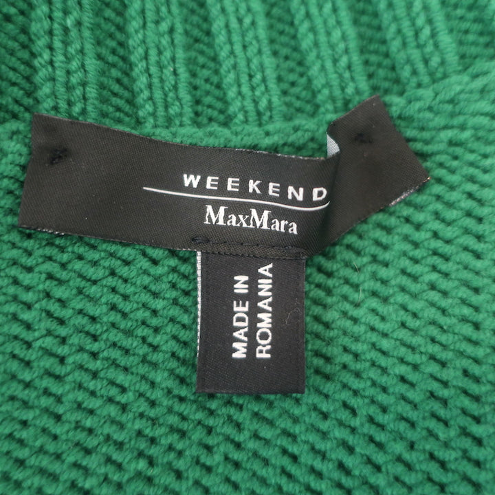 Weekend Max Mara Austria Floral-Embroidered Sweater Vest Green Size Small