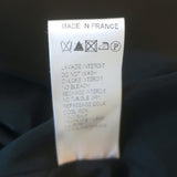 Balmain Double Breasted Blazer Jacket Black Stretch Wool Size 38