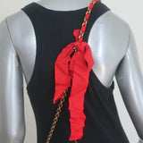 Lanvin Happy Mini Pop Crossbody Bag Red Quilted Leather