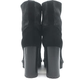 Gianvito Rossi Mason Zip-Front Platform Ankle Boots Black Suede Size 36.5 NEW