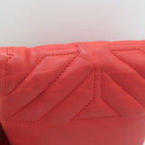 Lanvin Happy Mini Pop Crossbody Bag Red Quilted Leather