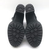 Gianvito Rossi Mason Zip-Front Platform Ankle Boots Black Suede Size 36.5 NEW