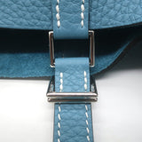Hermes Picotin Lock 18 Bag Blue Jean Taurillon Clemence Leather NEW