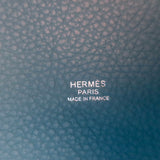 Hermes Picotin Lock 18 Bag Blue Jean Taurillon Clemence Leather NEW
