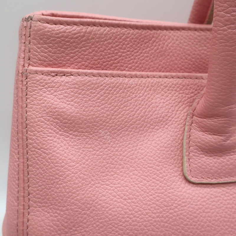 Chanel 2004 Cerf Executive Tote Pink Caviar Leather Large Shoulder Bag