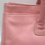 Chanel 2004 Cerf Executive Tote Pink Caviar Leather Large Shoulder Bag