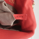 Lanvin Happy Mini Pop Crossbody Bag Red Quilted Leather