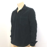 Stone Island Corduroy Long Sleeve Shirt Black Size Large