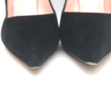 Celine Pointed Toe Pumps Black Suede Size 36