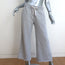 James Perse Wide Leg Cropped Sweatpants Heather Gray Size 3