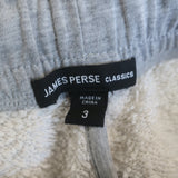 James Perse Wide Leg Cropped Sweatpants Heather Gray Size 3