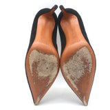 Celine Pointed Toe Pumps Black Suede Size 36
