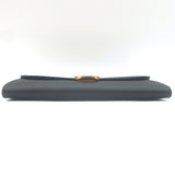 Hermes Maillon Chaine d'Ancre Wallet to Go Black Epsom Leather Gold Hardware NEW
