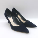Christian Dior Songe Pointed Toe Pumps Navy Suede Size 36