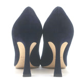 Christian Dior Songe Pointed Toe Pumps Navy Suede Size 36