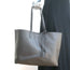 Saint Laurent Shopping Tote Dark Gray Leather Large Shoulder Bag