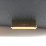 Hermes Maillon Chaine d'Ancre Wallet to Go Black Epsom Leather Gold Hardware NEW