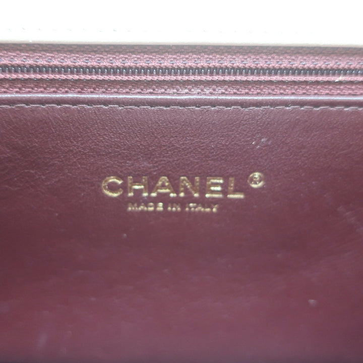 Chanel 2016 Coco Envelope Flap Bag Beige Chevron Quilted Leather Crossbody