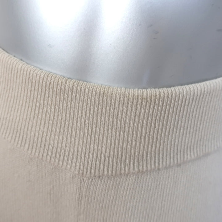 G. Label by goop Joey Wide Leg Sweater Pants Oatmeal Merino Wool Size Large
