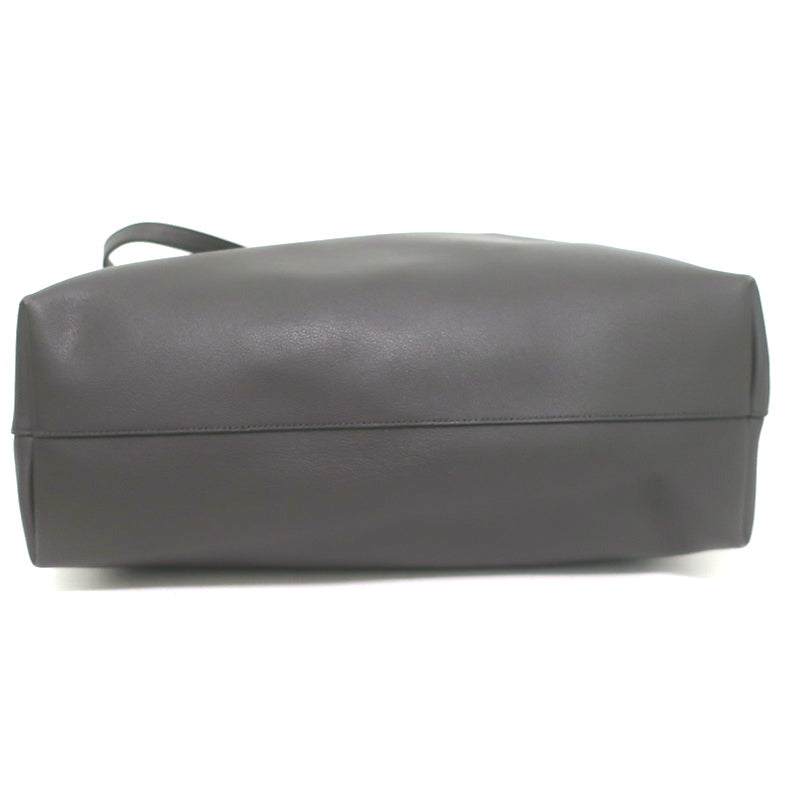 Saint Laurent Shopping Tote Dark Gray Leather Large Shoulder Bag