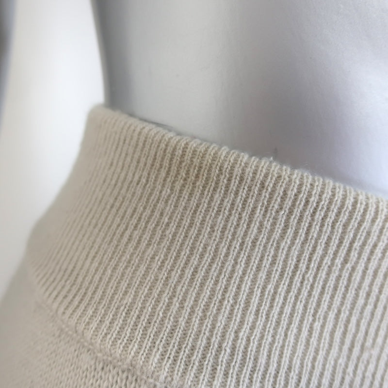 G. Label by goop Joey Wide Leg Sweater Pants Oatmeal Merino Wool Size Large