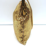 Whiting & Davis Gold Mesh Kiss Lock Mini Evening Bag