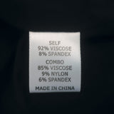 La Ligne Grace Off the Shoulder Midi Dress Black Stretch Jersey Size Medium