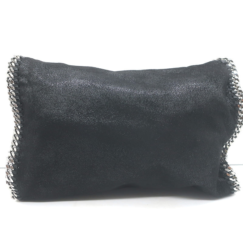 Stella McCartney Falabella Medium Shoulder Bag Black Faux Leather NEW