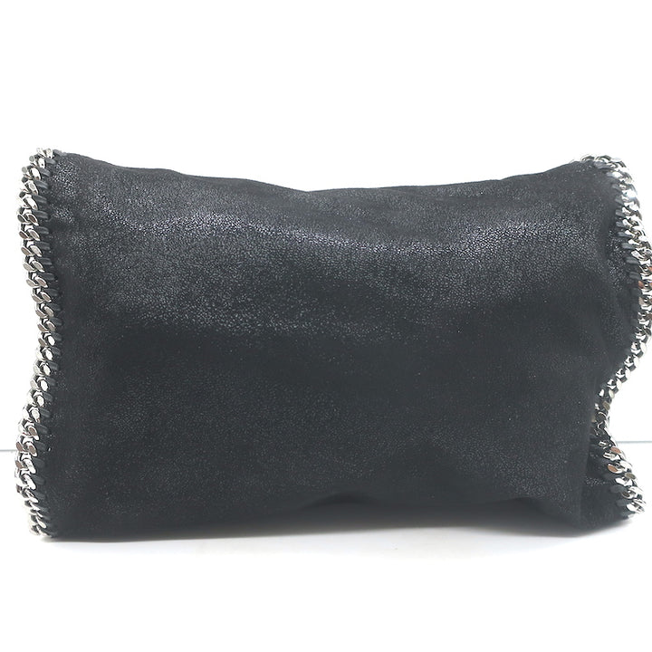 Stella McCartney Falabella Medium Shoulder Bag Black Faux Leather NEW