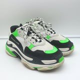 Balenciaga Triple S Sneakers White/Neon Green/Black Size 38