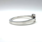 Tiffany & Co. T Pavé Diamond Square Bracelet 18K White Gold Size Small