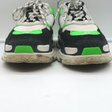 Balenciaga Triple S Sneakers White/Neon Green/Black Size 38