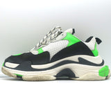 Balenciaga Triple S Sneakers White/Neon Green/Black Size 38