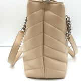 Saint Laurent LouLou Small Tote Beige Y Quilted Leather Crossbody