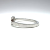 Tiffany & Co. T Pavé Diamond Square Bracelet 18K White Gold Size Small