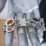 Judith Leiber Jewel-Strap Mini Bag Light Pink Lizard Skin