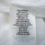 Alice + Olivia Eloisa Tie-Strap Mini Dress White & Black Linen-Blend Size 2