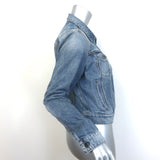 Dolce & Gabbana Anchor-Embroidered Jean Jacket Blue Denim Size 46