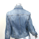 Dolce & Gabbana Anchor-Embroidered Jean Jacket Blue Denim Size 46
